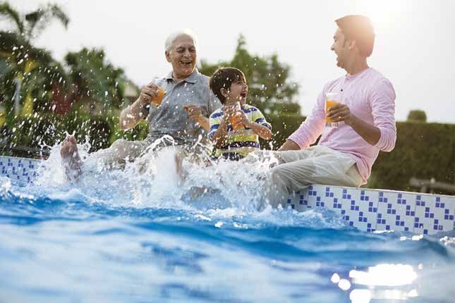 Swimming Pool at Trehan Luxury Floors